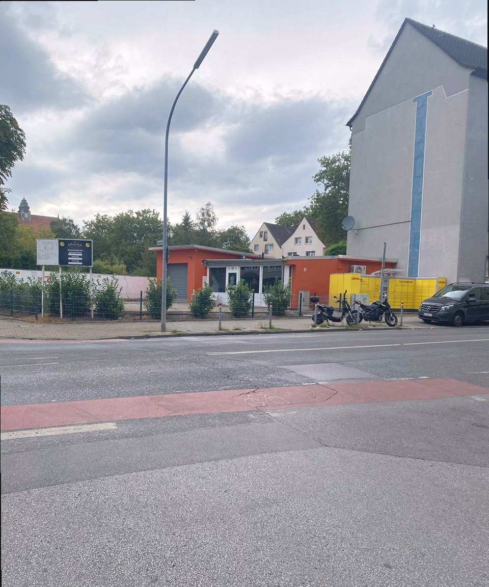 Straßenansicht und Umfeld der Unterkunft